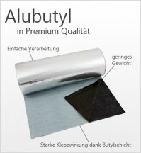 Alubutyl (Schall-)Dämmung selbstklebend, € 20,- (8010 Jakomini