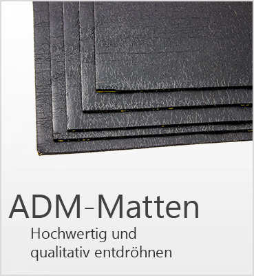 Alubutyl Matte 50cmx4m 2m² - Auto Dämmung Antidröhnmatte für Autotür  Motorhaube