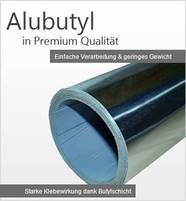 AD Universal Alubutyl 3 x 50 x 4 Meter = 6m² Alb Geräuschdämmung PKW LKW  Wohnmobile Anhänger Verkleidung